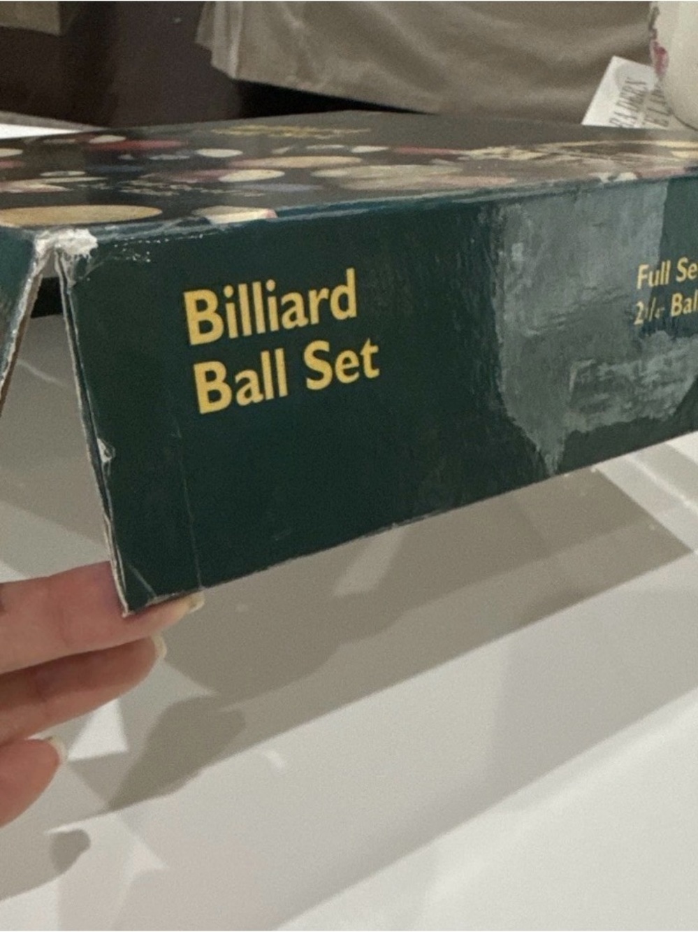 Billiard Ball Set & Acrylic Pool Rack - Picture 6 of 7